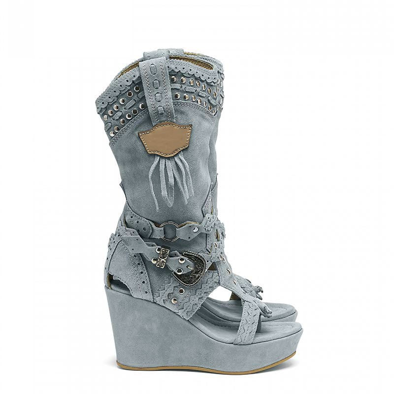 High Heeled Hollow Out Women's Cool Boots