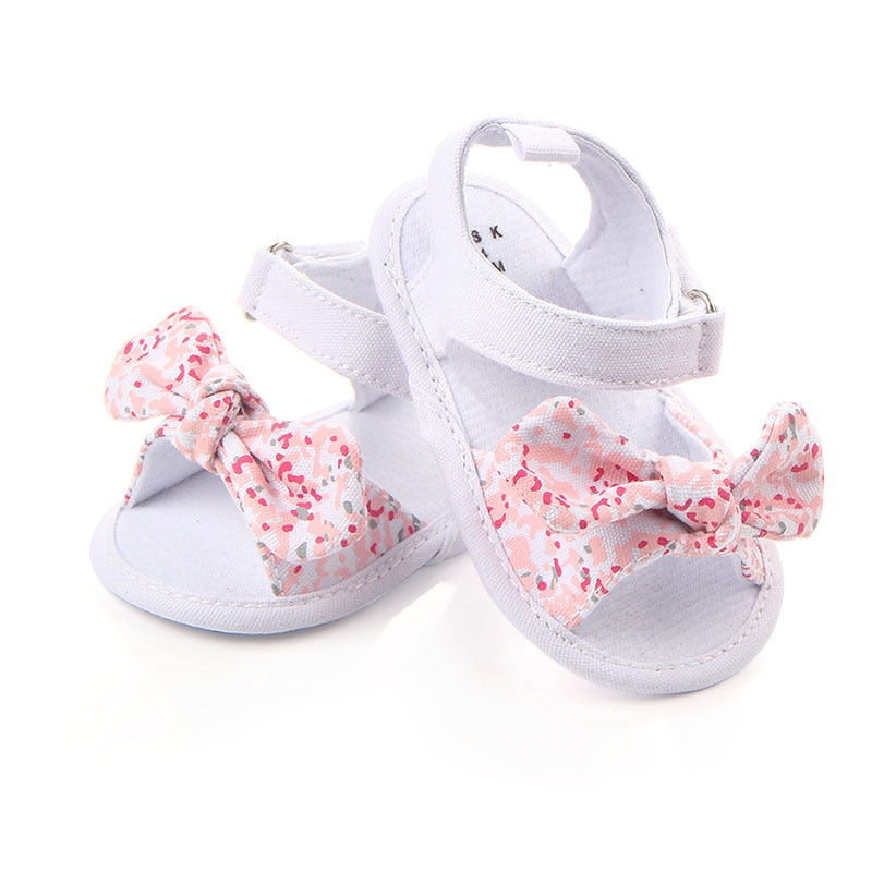 Baby Girl Shoes Elegant Polka Dot Baby Toddler Princess Shoes Anti-slip Sandals Girls Kid Baby Summer Sandals