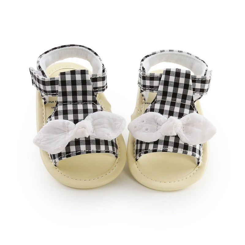 Baby Girl Shoes Elegant Polka Dot Baby Toddler Princess Shoes Anti-slip Sandals Girls Kid Baby Summer Sandals