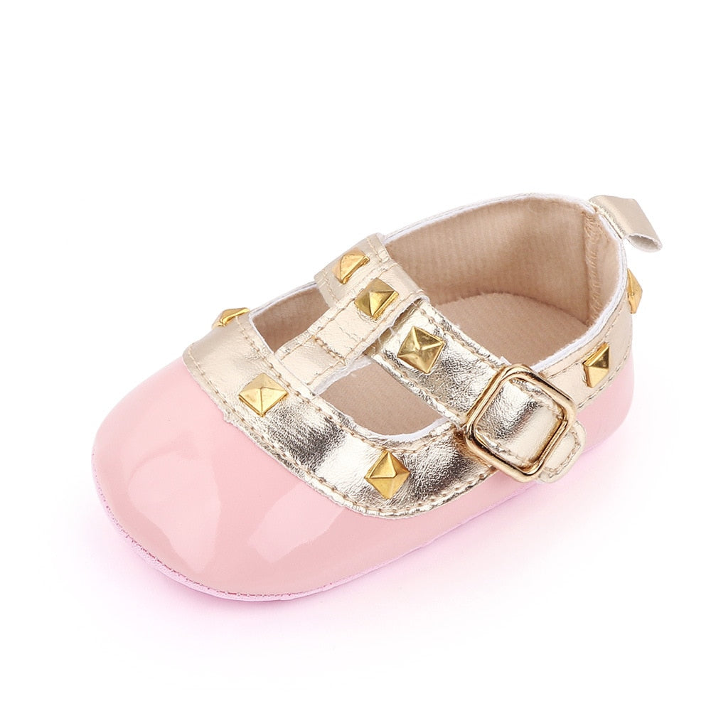 Newborn Baby Girls Shoes PU leather Buckle First Walkers Big Bow Summer Princess Shoes Party Wedding Baby Girl Shoes