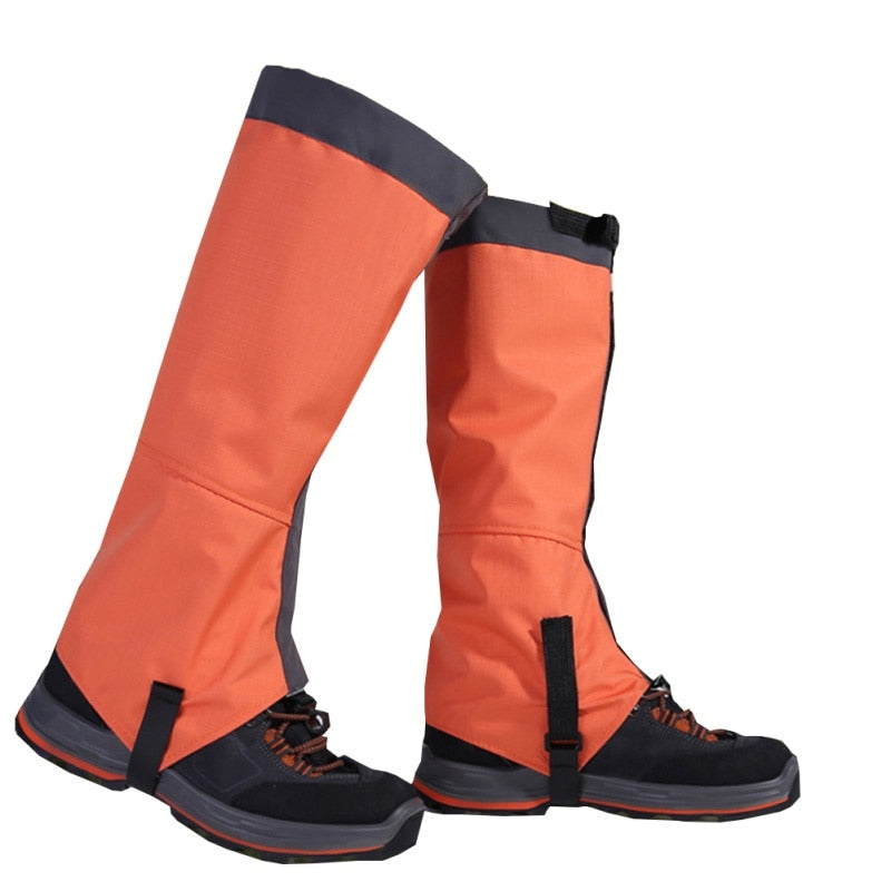 Outdoor Snow Kneepad Skiing Gaiters Hiking Climbing Leg Protection Guard Sport Safety Waterproof Leg Warmers Sking Shoes gaiters