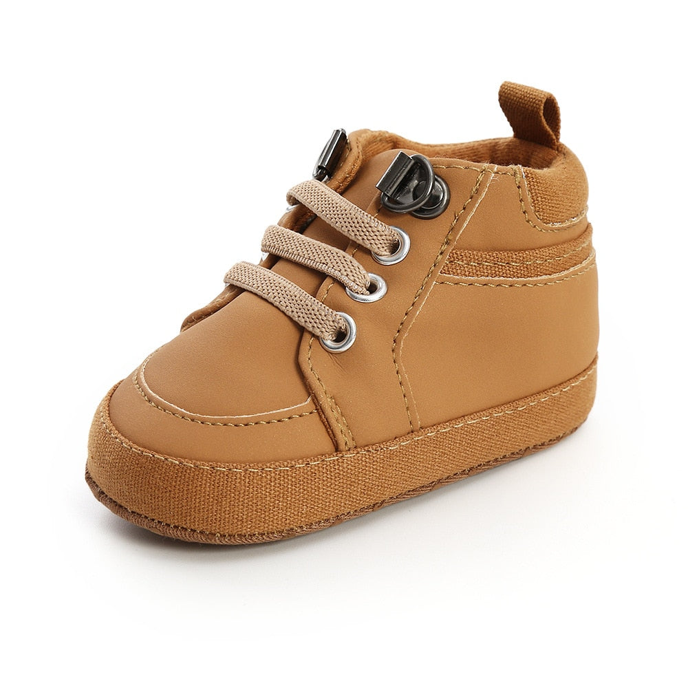 Baby Shoes Boy Newborn Infant Toddler Casual Comfor Cotton Sole Anti-slip PU Leather First Walkers Crawl Crib Moccasins Shoes