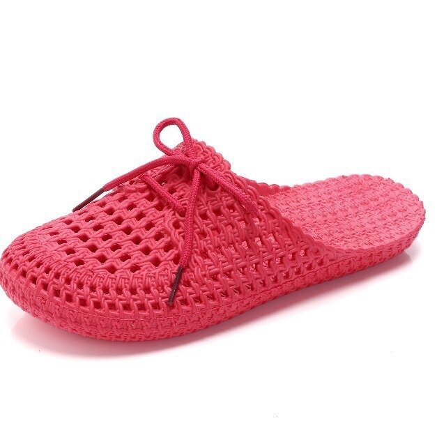 Female Home Slippers Close Toe Cut-out Summer Shoes Woman Fashion Slides Anti-slip Outside Ladies Beach Bathroom Slippers SH339