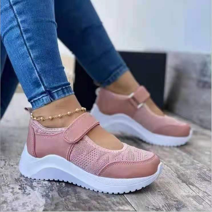 Women Shoes 2022 Mesh Breathable Wedge Sneakers Women Platform Casual Sport Shoes Women Plus Size zapatillas mujer