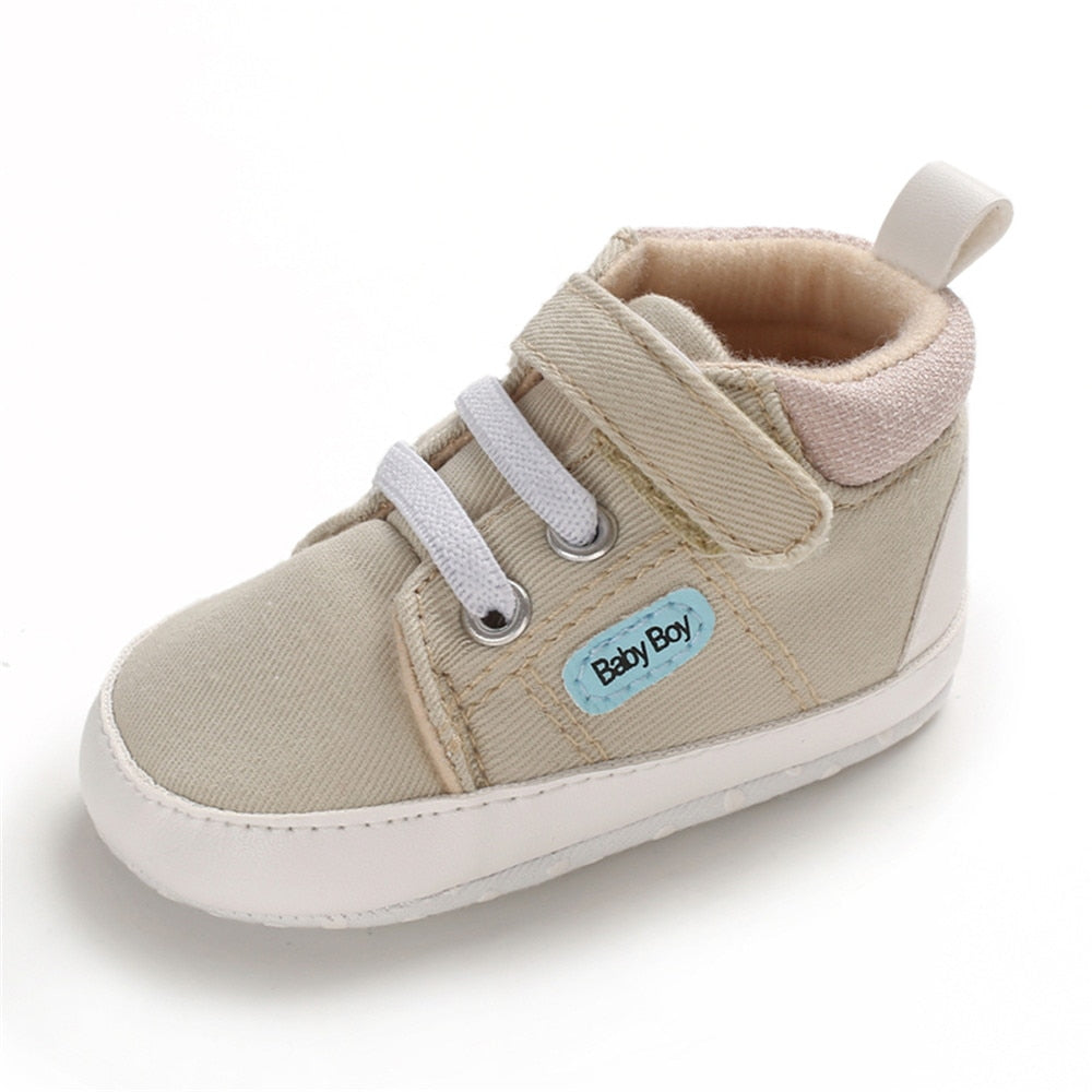 Baby Shoes Boy Newborn Infant Toddler Casual Comfor Cotton Sole Anti-slip PU Leather First Walkers Crawl Crib Moccasins Shoes