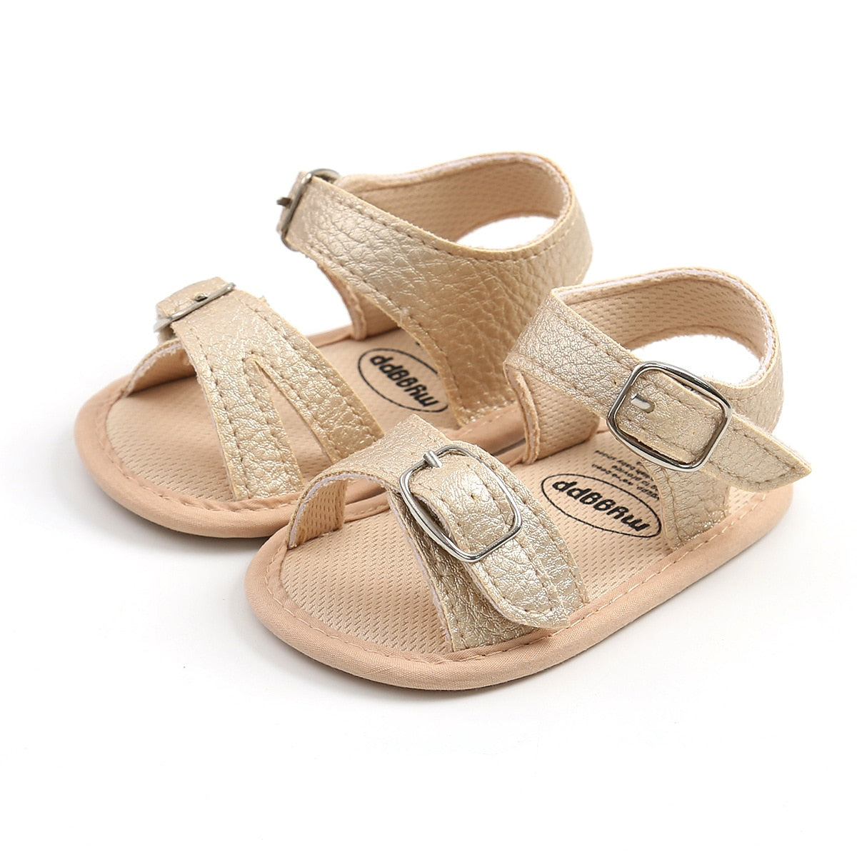 New Infant Baby Shoes Baby Boy Girl Shoes Toddler Flats Summer Sandal Flower Soft Rubber Sole Anti-Slip Crib Shoes First Walker