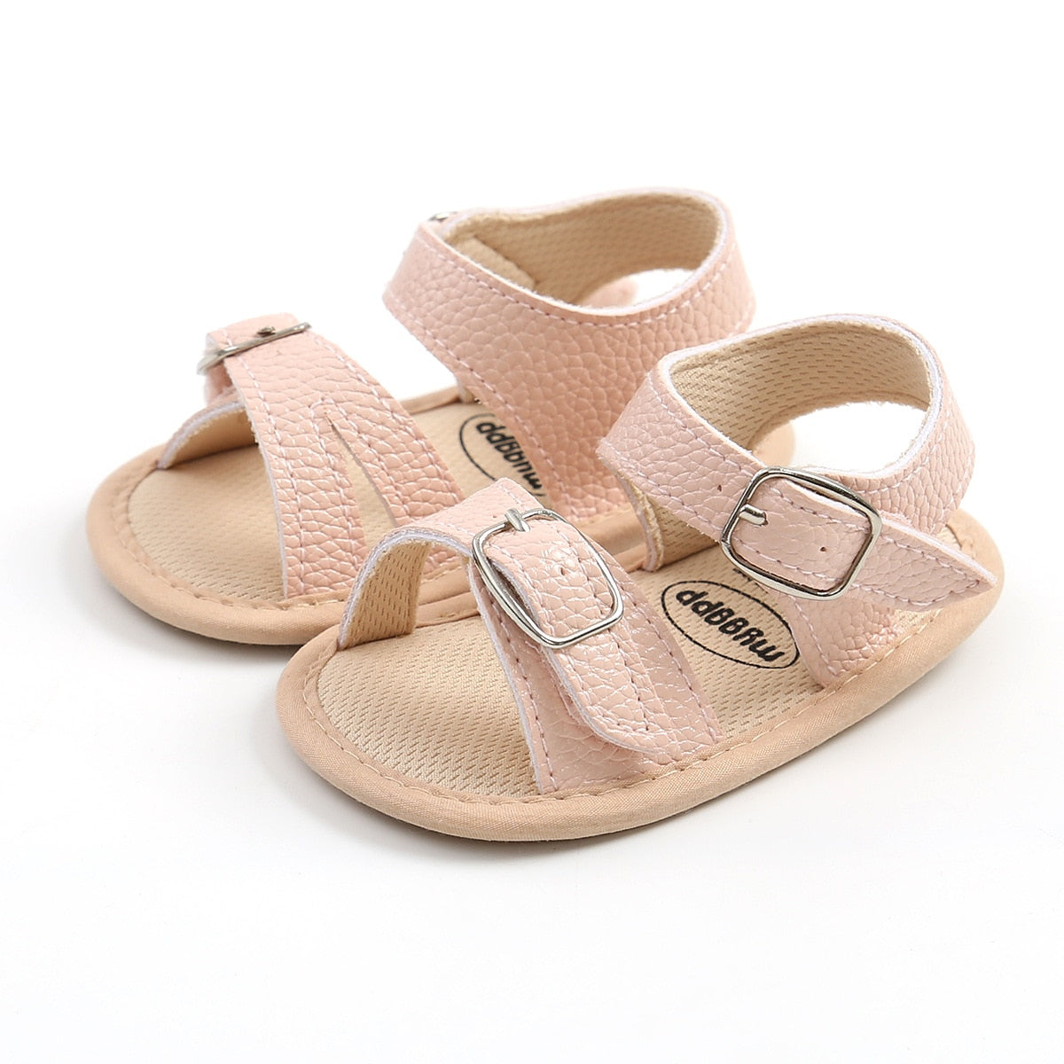 New Infant Baby Shoes Baby Boy Girl Shoes Toddler Flats Summer Sandal Flower Soft Rubber Sole Anti-Slip Crib Shoes First Walker