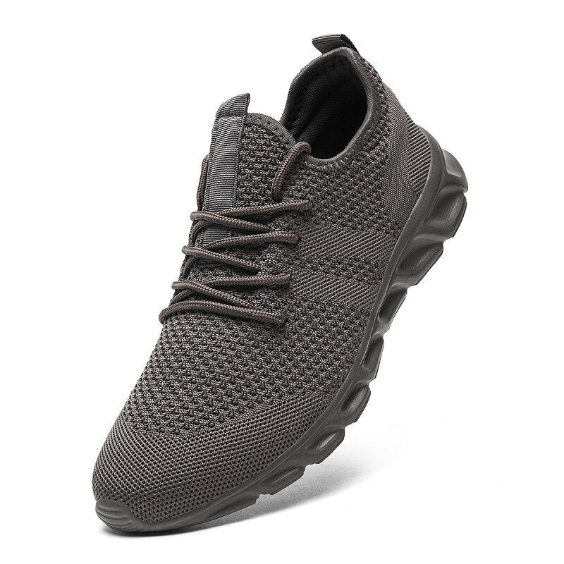 Men Casual Sport Shoes Light Sneakers White Outdoor Breathable Mesh Black Running Shoes Athletic Jogging Tennis Shoes